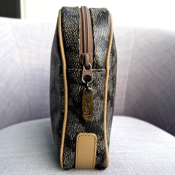 YSL Clutch Bag Giraffe Print Yves Saint Laurent - Picture 3 of 7